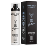 Canna River - 5000mg Total - Body Lotion Combined w/CBD, CBC, CBG & CBN - Natural Faint Scent - 3.4oz pump bottle - NEW!