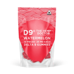 *The Hemp Doctor - 25mg Hemp Derived Delta-9 THC Infused Gummies - Watermelon - 10pk (20 servings)