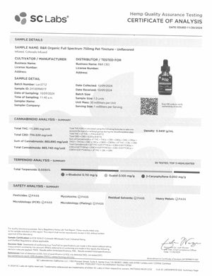 R&R Medicinals - 750mg Full-Spectrum CBD Tincture - Pet Tincture for all Pets - 1oz