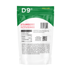 *The Hemp Doctor - 25mg Hemp Derived Delta-9 THC Infused Gummies - Strawberry - 10pk (20 servings)